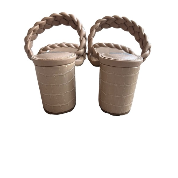 NWOB Dolce Vita Tan Braided Heels Size 9.5 - Picture 4 of 6